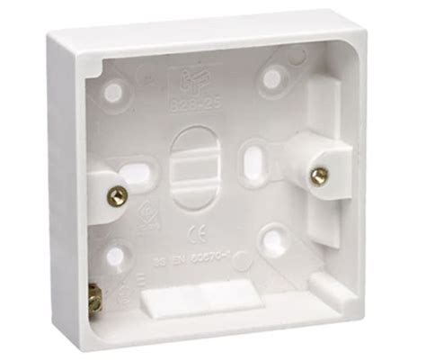 metal light switch plastic back box|screwfix single back box.